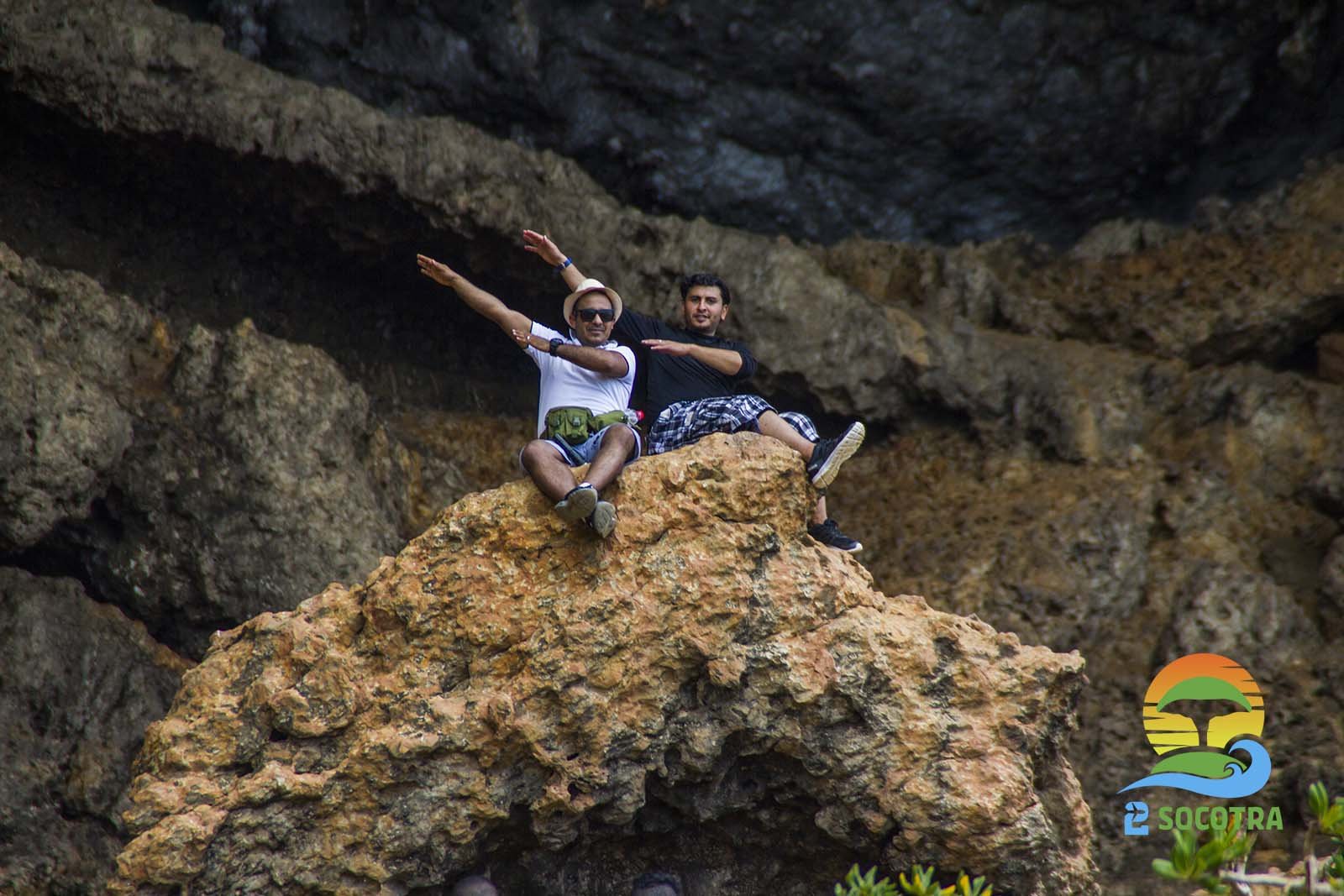 Hoq Cave entrance , Socotra Island