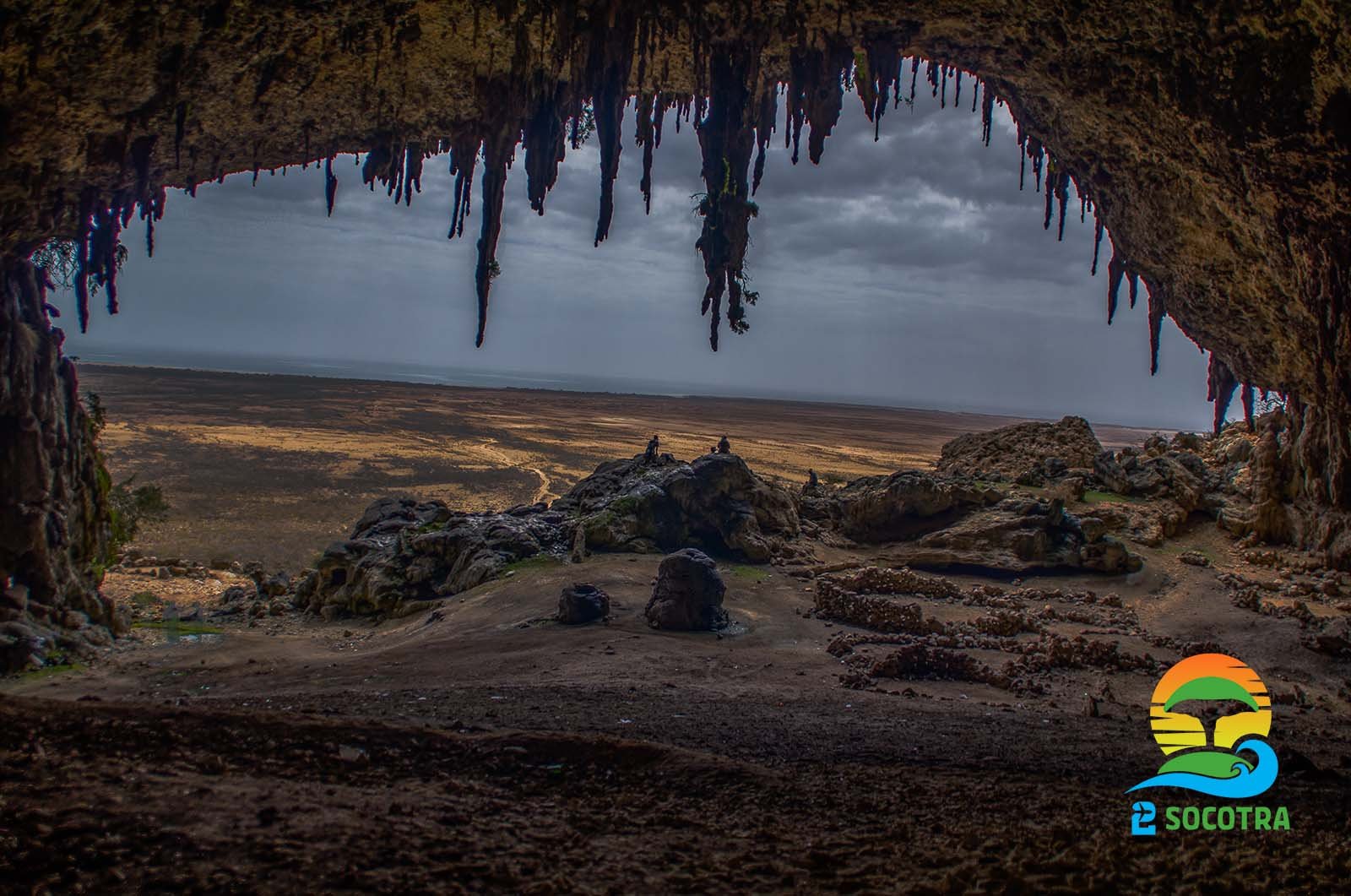 Entrance Inside Dagub cave , Noged, Socotra Island