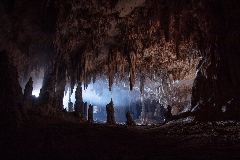 Hoq Cave crystalline formations , Socotra Island