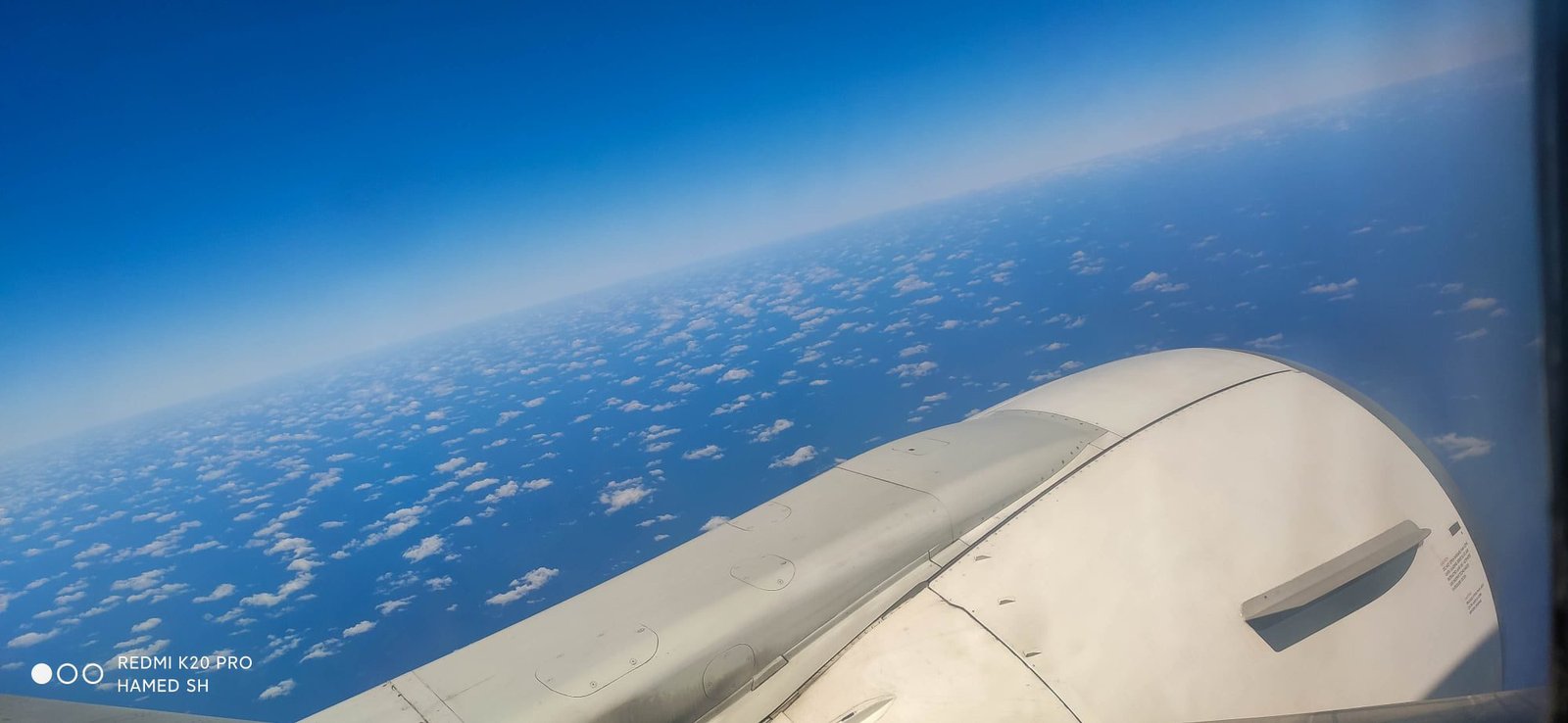 plane socotra island clouds
