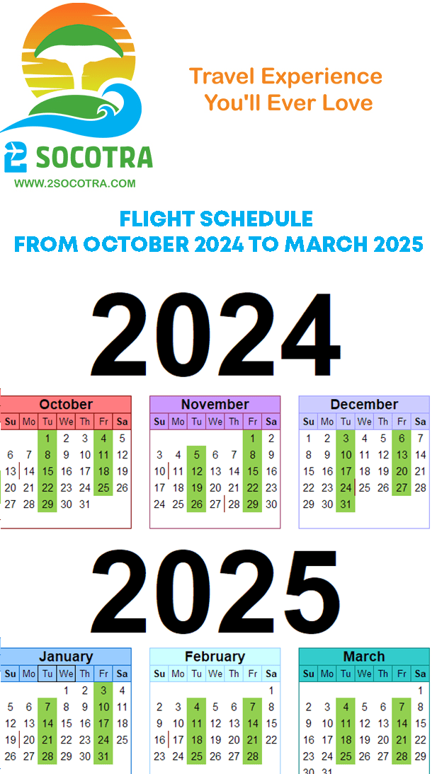 Abu Dhabi to Socotra flight schedule 2024-2025v1 Abu Dhabi to Socotra flight schedule 2024-2025v1